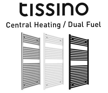 Tissino Hugo Central Heating and Dual Fuel Towel Radiators