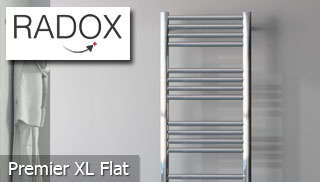 Radox Premier XL FLAT Stainless Steel Towel Rails