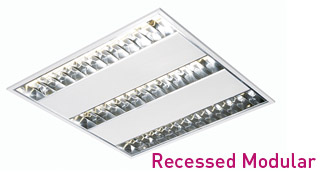 Recessed Modular Commercial Lighting