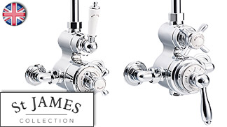 St James Exposed Thermostatic Shower Valves