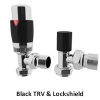 Black TRV and Lockshield