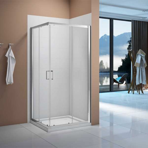 Merlyn Vivid Boost 900 Corner Entry Sliding Shower Enclosure DIEE9002