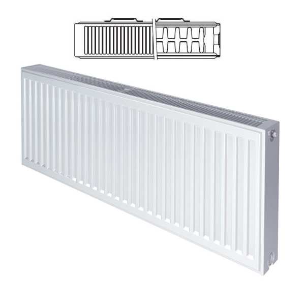 Stelrad Compact K2 Type 22 Double Panel Double Convector Radiator 450mm x 700mm White 143719