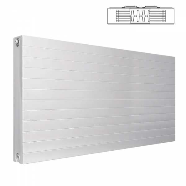 Stelrad Everest Line K2 Type 22 Double Panel Double Convector Radiator 600mm x 1000mm White 3062210