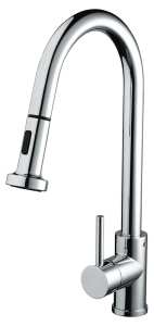 Bristan Apricot Chrome Mono Kitchen Mixer Tap with Pull Out Spray APR PULLSNK C