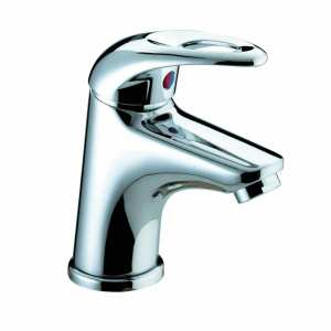 Bristan Java Small Basin Mixer Tap with Clicker Waste J SMBAS C