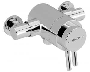 Bristan Prism Exposed Concentric Chrome Shower Valve Only PM2 CSHXVO C