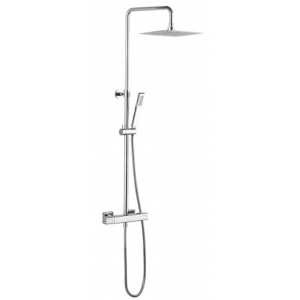 Crosswater Atoll Square Multifunction Thermostatic Shower Valve and Kit