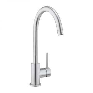 Crosswater Tropic Dual Control Kitchen Mixer Tap in Brushed Stainless Steel TP714DS