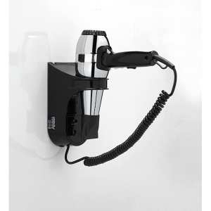 Gedy Grecale Hair Dryer With Shaver Socket Black/Chrome 5054 43