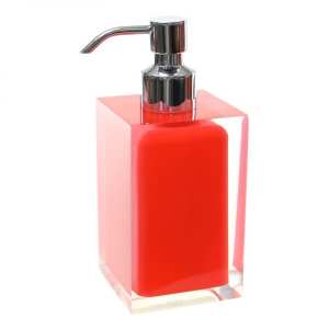 Gedy Rainbow Soap Dispenser Glossy Red RA81 06
