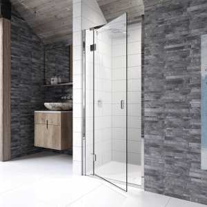 Kudos Pinnacle8 1400 Shower Hinged Door with Inline Panel