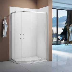 Merlyn Vivid Boost 1200 x 800 Sliding 2 Door Offset Quadrant Shower Enclosure DIEOP1219