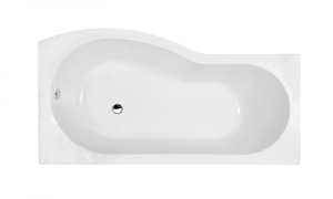 Nuie B Shape Shower Baths Right Hand Shower Bath 1700mm WBB1785R