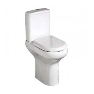 RAK Compact Deluxe Close Coupled Fully Skirted WC inc. Soft Close Seat 365 x 625