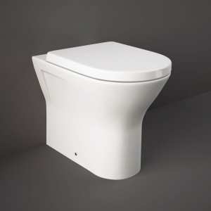 RAK Resort Back To Wall WC Pan inc. Soft Close Toilet Seat 360 x 550