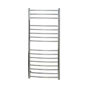 Reina Eos Stainless Steel Curved Ladder Towel Radiator 1200 x 600mm