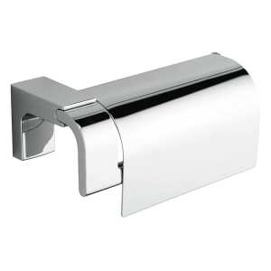 Sonia Eletech Toilet Roll Holder With Flap Chrome 114160