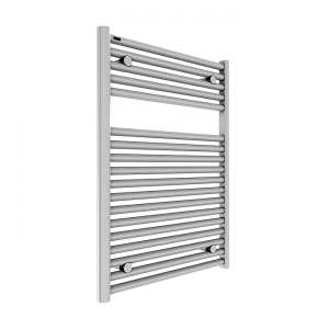 Tissino Hugo Towel Rail 812 x 600 Mont Blanc Factory Filled Thermo Electric