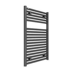 Tissino Hugo Towel Rail 812 x 500 Anthracite Factory Filled Thermo Electric