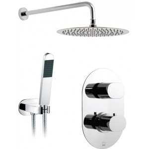 Vado Life 2 Outlet Thermostatic Shower Package Inc. Mini Shower Kit