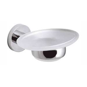 Vado Elements Frosted Glass Soap Dish And Holder