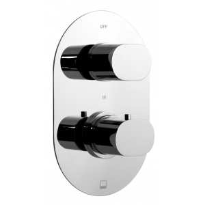 Vado Life 3 Way Wall Mounted Concealed Valve With Integrated Diverter