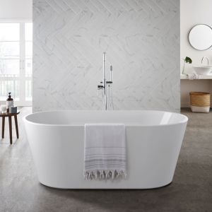 Kartell Coast 1500 x 750 Double Ended Freestanding Bath