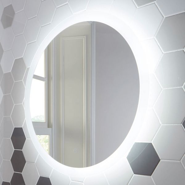 Apex Lunar LED Bathroom Mirror 600 x 600mm