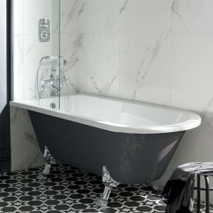 BC Designs Tye Traditional Single Ended Shower Bath 1500 x 750mm BAU056