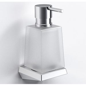 Sonia S7 Frosted Glass Soap Dispenser with Chrome Fixings