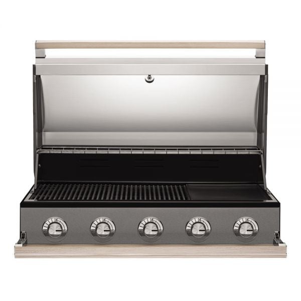 BeefEater 1500 Stainless Steel 5 Burner Built In Gas BBQ