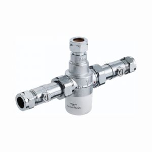 Bristan Gummers Mini 15mm Thermostatic Mixing Valve with Isolation MT503CP ISO