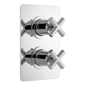 Vado Elements Chrome Three Outlet Thermostatic Shower Valve
