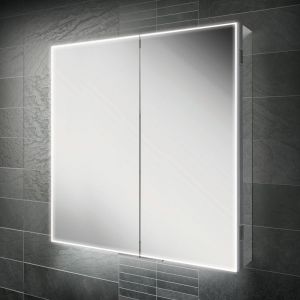 HIB Exos 80 LED Double Door Bathroom Cabinet