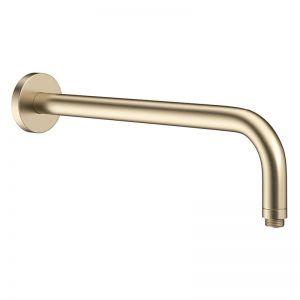 Crosswater Brushed Brass Wall Mounted Shower Arm 330mm FH684F