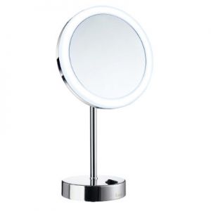 Smedbo Outline Chrome Freestanding LED Cosmetic Mirror FK484EP