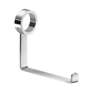 Smedbo Living Chrome Toilet Roll Holder for Grab Bar FK855