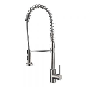 Clearwater Galaxy Single Lever Stainless Steel Polished Pull Out Kitchen Sink Mixer Tap