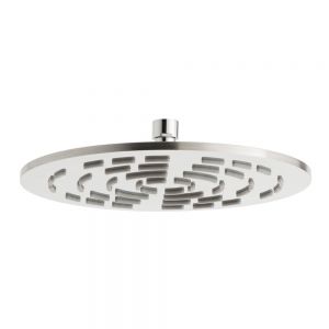Vado Geometry 250mm Round Stainless Steel Shower Head