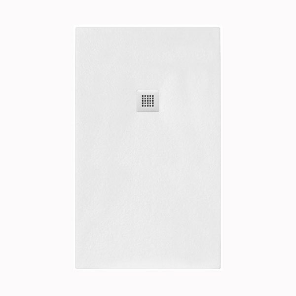 Tissino Giorgio2 1000 x 800 Rectangular White Slate Effect Shower Tray