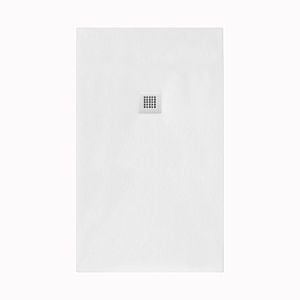 Tissino Giorgio2 1700 x 1000 Rectangular White Slate Effect Shower Tray