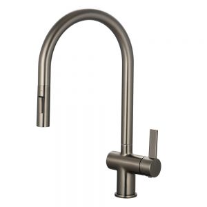 Hartland Mayhill Gunmetal Single Lever Pull Out Kitchen Mixer Tap