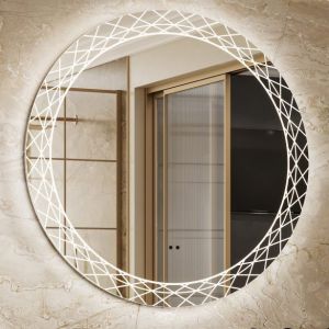 HIB Bellus 60 Round Illuminated LED Bathroom Mirror