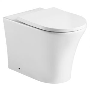 Kartell Kameo Back To Wall Rimless WC with Soft Close Toilet Seat