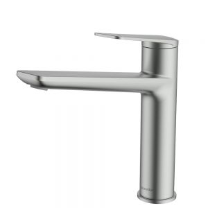 Clearwater Levant Single Lever Brushed Nickel Monobloc Kitchen Sink Mixer Tap