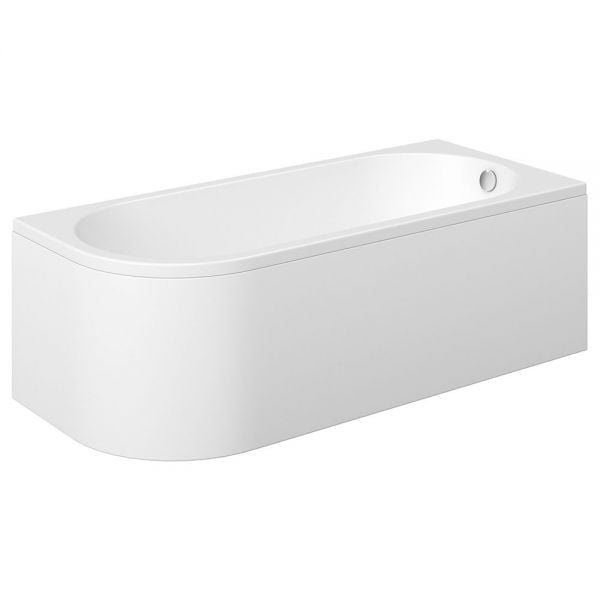 Moods Andaman Right Handed J Shaped Bath 1700 x 725mm