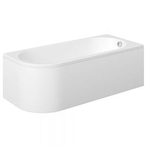 Moods Andaman Right Handed J Shaped Bath 1500 x 725mm