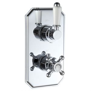 Moods Chrome Traditional Single Outlet Thermostatic Shower Valve