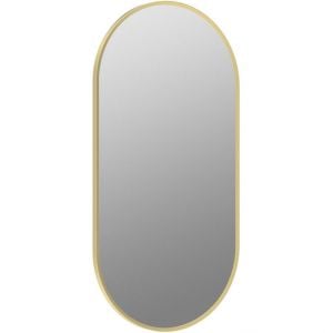 Moods Zeal 800 x 400 Oblong Mirror Brushed Brass